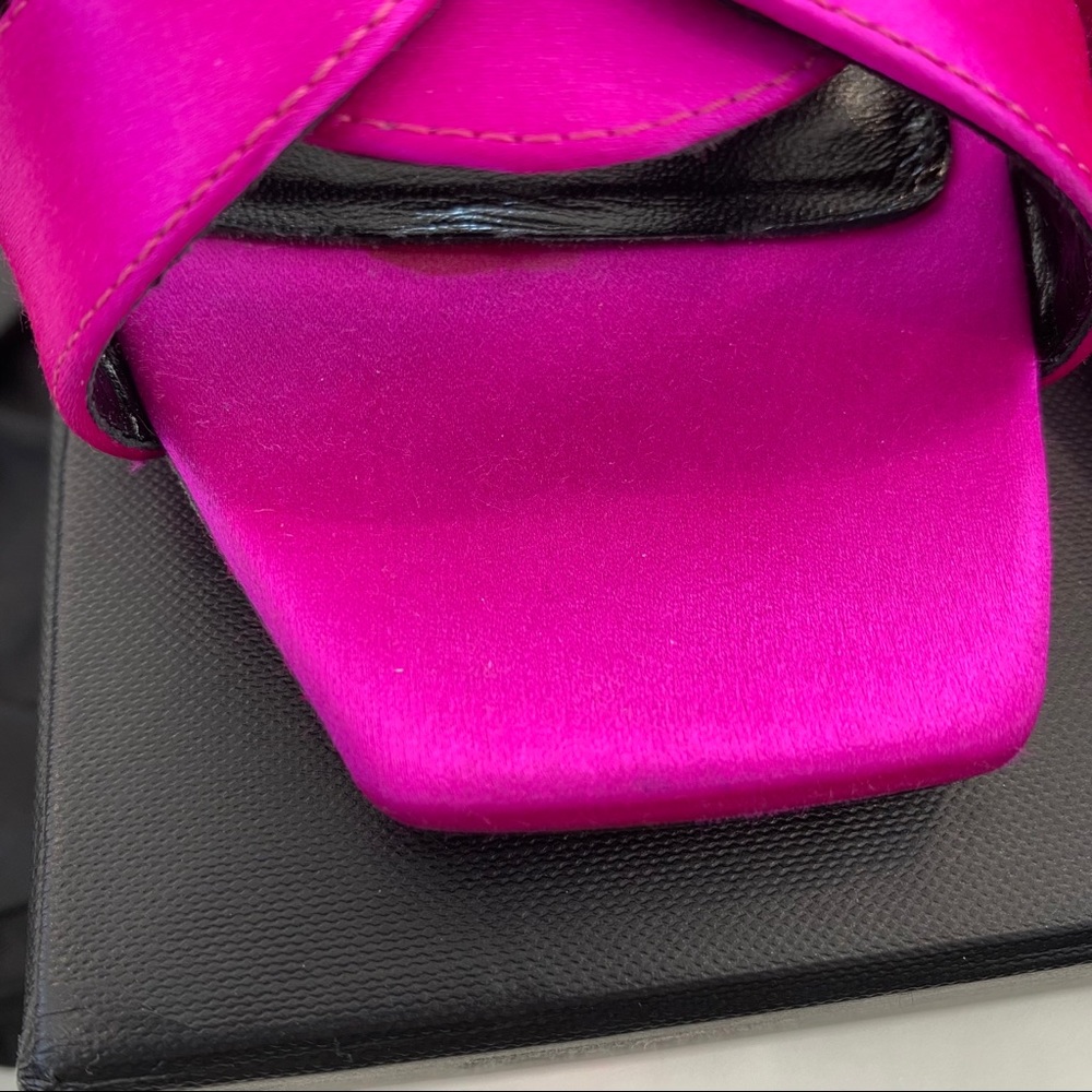 39 9 Saint Laurent Tribute Nu Pieds Slide Sandals - Picture 4 of 16